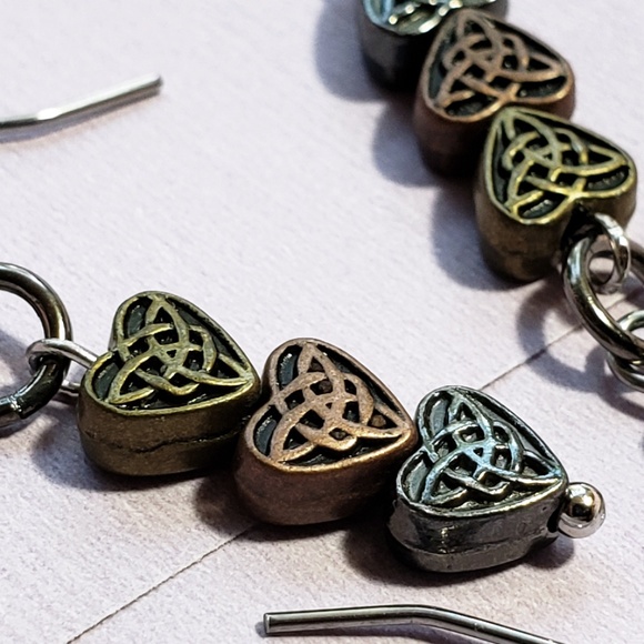 Heart Earrings! NEW! Handmade - Picture 3 of 6